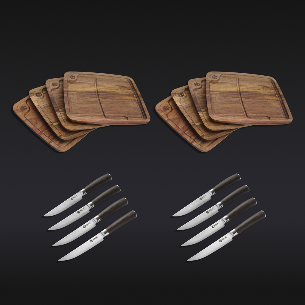 Steak Knife & Bistecca Plate Set, 16-pc (Espresso)