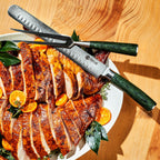 Damascus Steel Carving Set, 2-pc