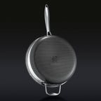 Hybrid Deep Sauté Pan with Lid, 4.5-Qt